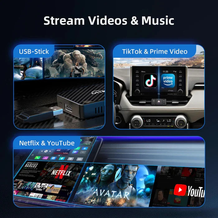 Play2Video Pro Wireless CarPlay/ Android Auto Adapter