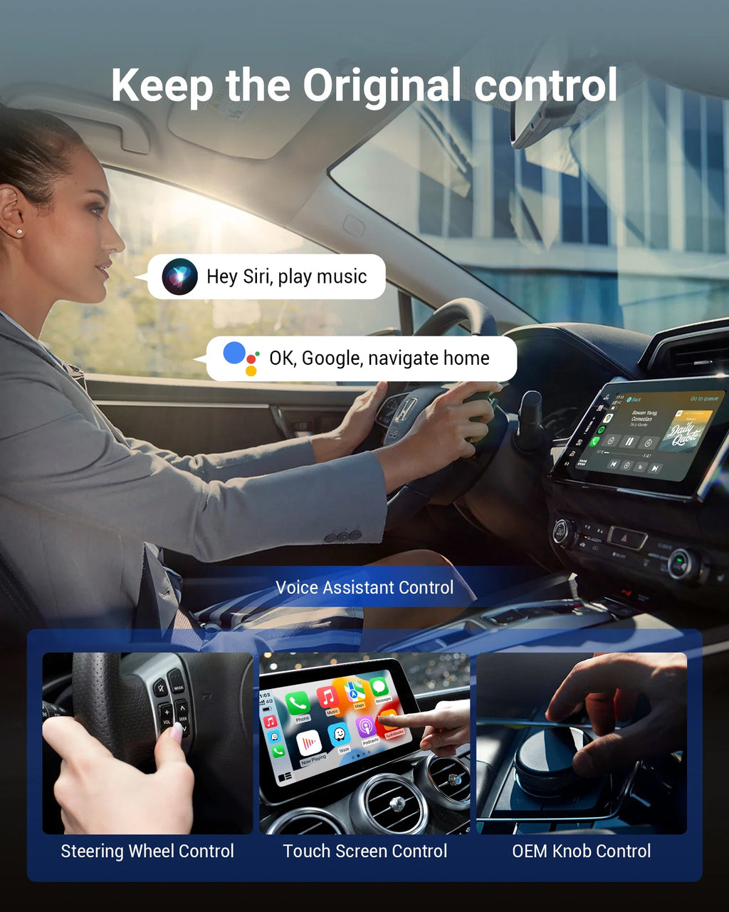 Play2Video Pro Wireless CarPlay/ Android Auto Adapter