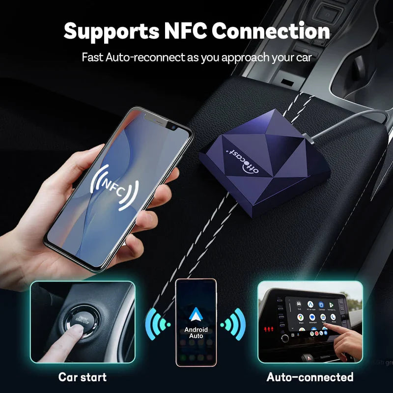 A2Air Android Auto Wireless NFC Adapter